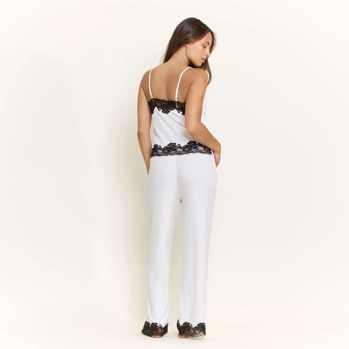 Dream On Cami Pant Set Ivory