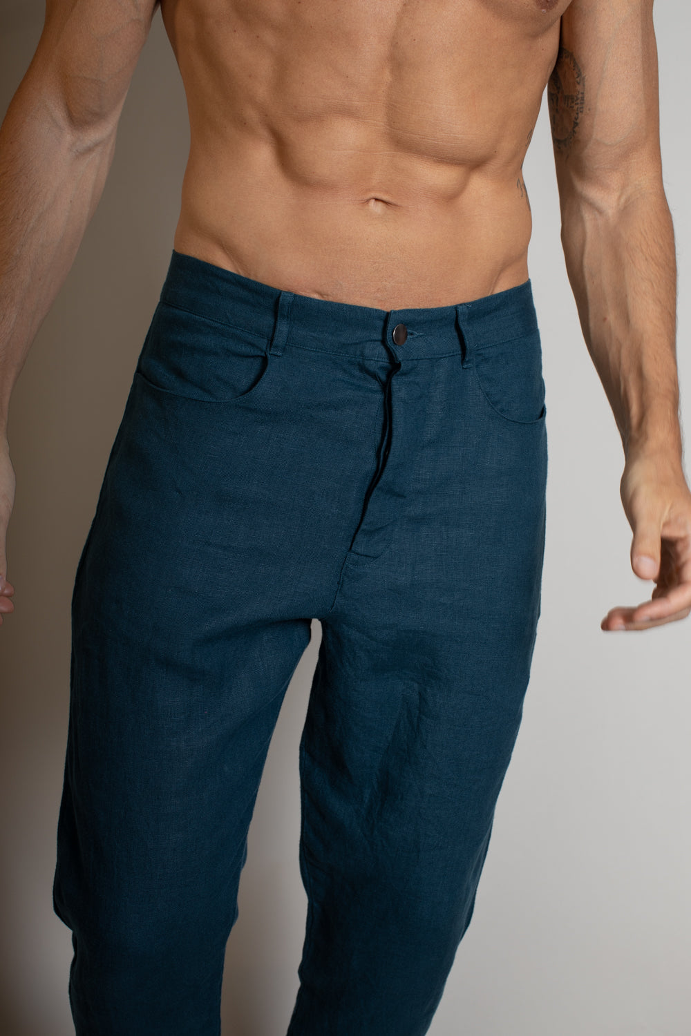 Cham Linen Pants Dusk