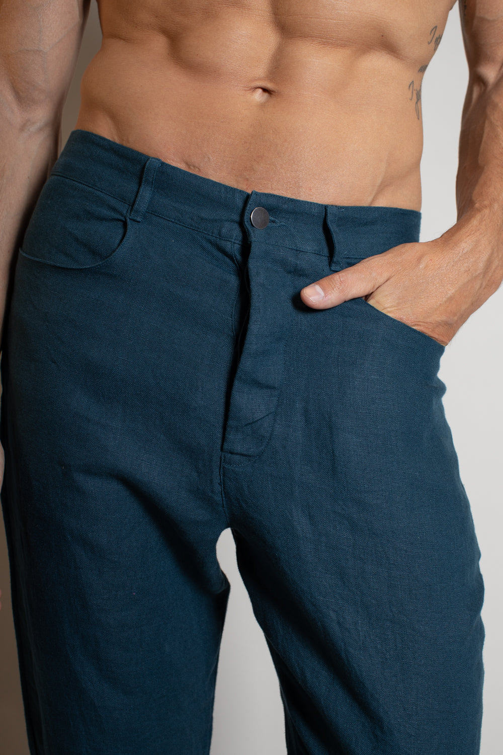 Cham Linen Pants Dusk