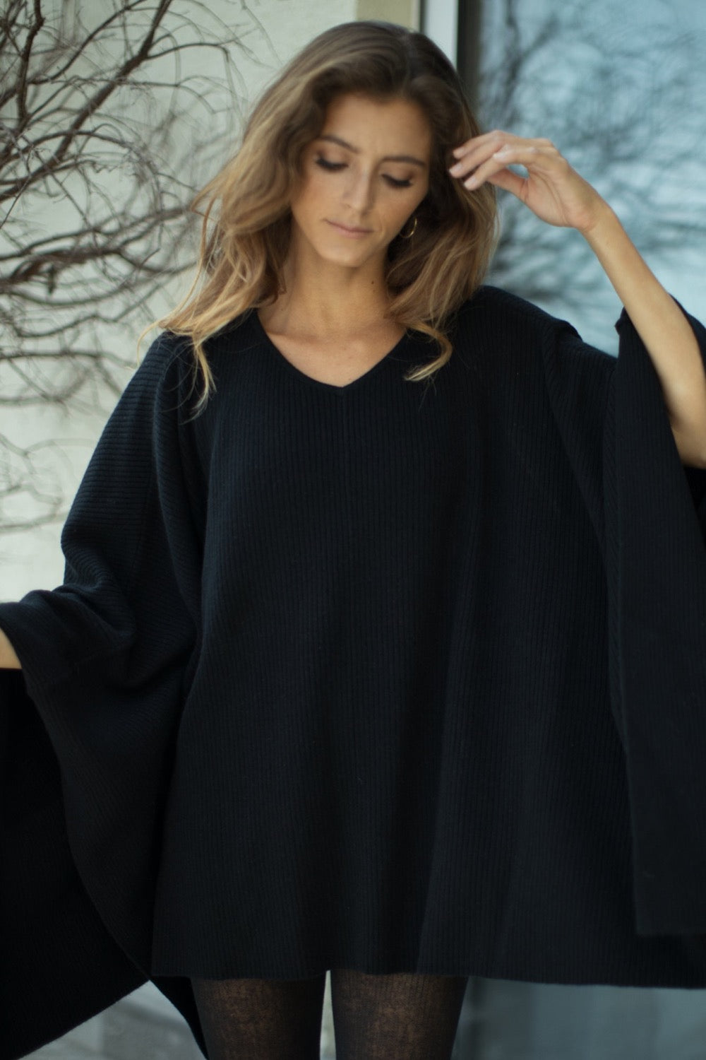 Cashmere Poncho