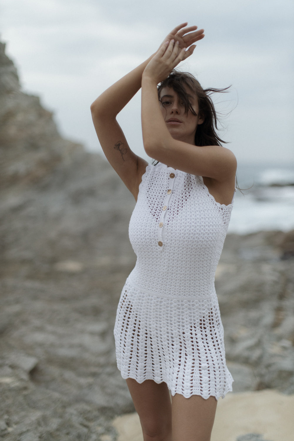 Rosie Dress White