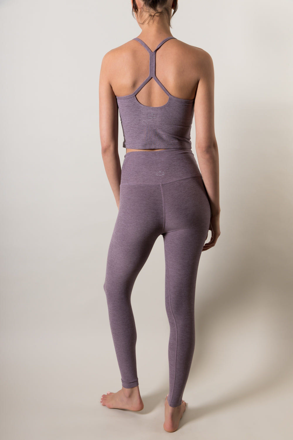 Spacedye Slim Racerback Tank Silverberry