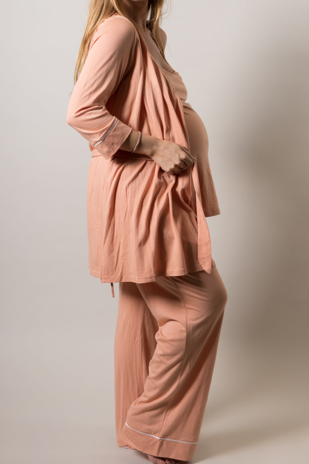 Bella Maternity 3 PJ Set Orange