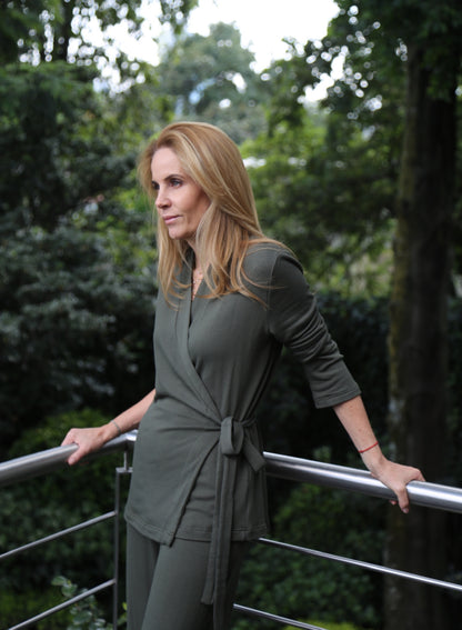 Lounge Set Tricot Olive