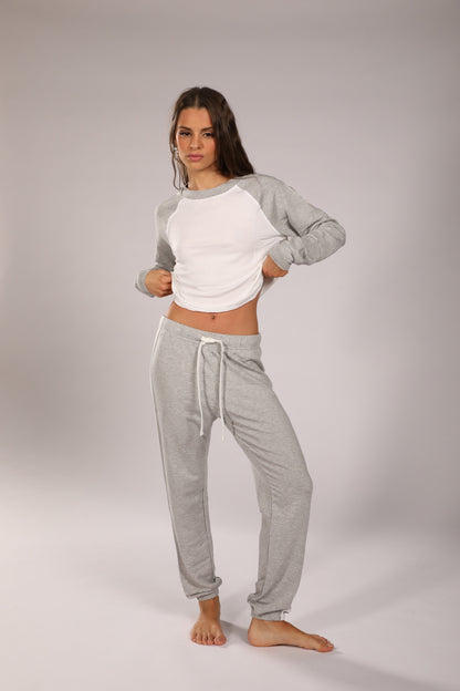 Warm Up Crop Fleece Sweatshirt