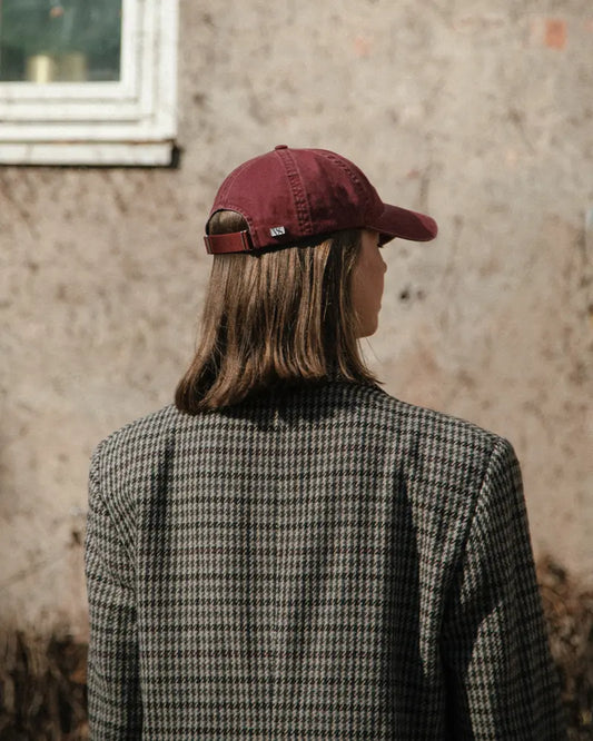 Washed Cotton Burgundy