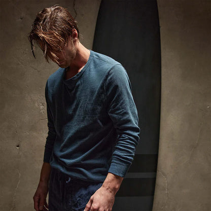 Slub Jersey Long Sleeve Crew