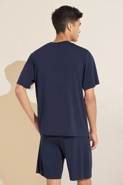 Henry Short Sleeve Pj Set Navy