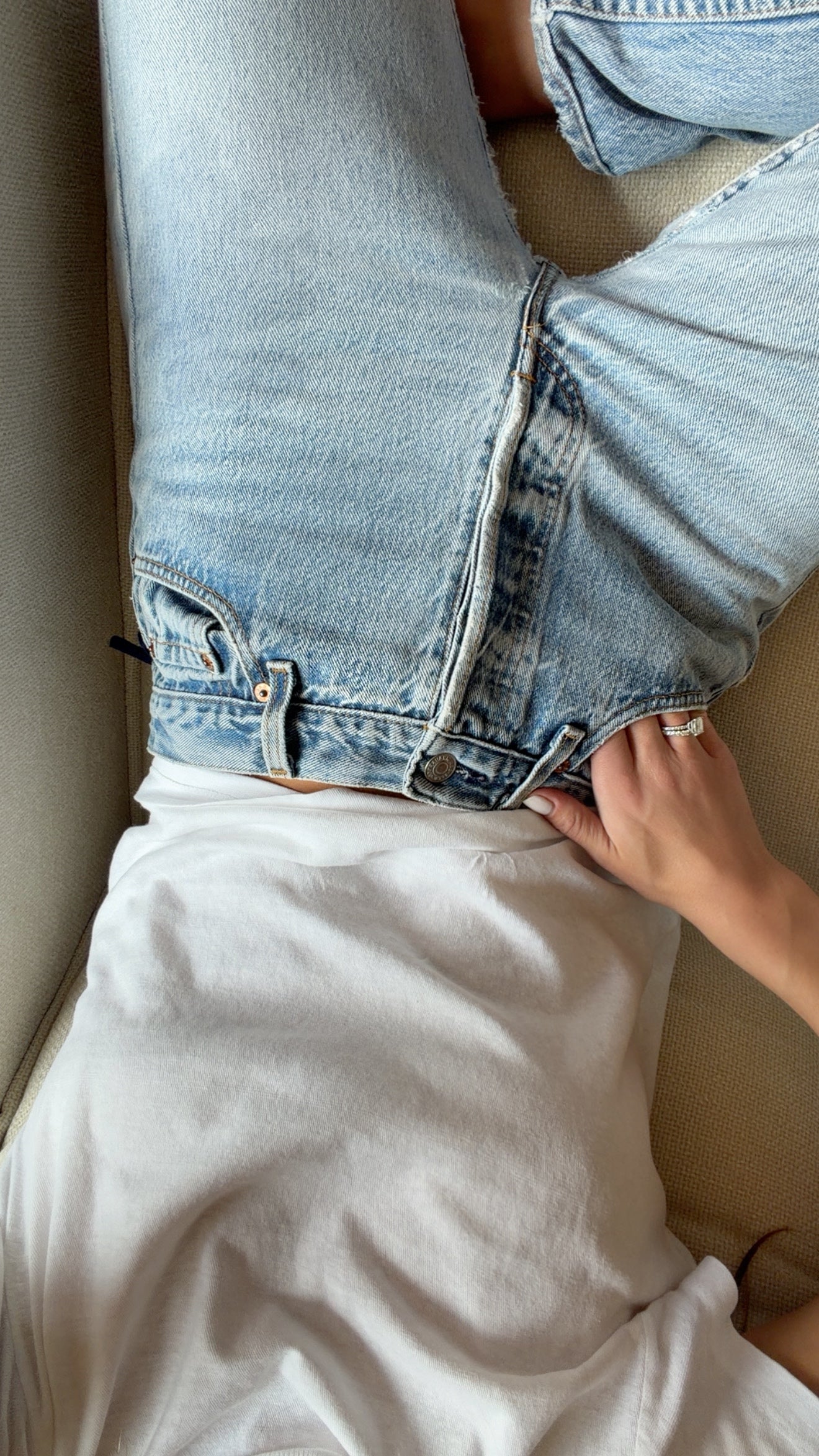 The Sapphire 501 
(Authentic Levi’s, sourced in LA)