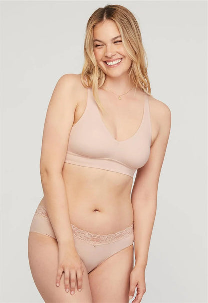 Mysa Cup Sized Bralette Champagne.