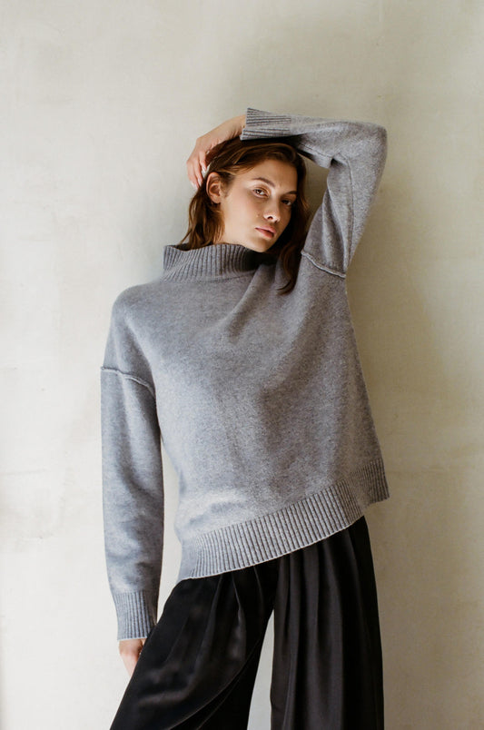 Evie Sweater Pullover Grey