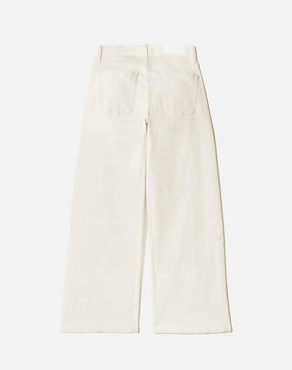 Mid Rise Wide Leg Vintage White