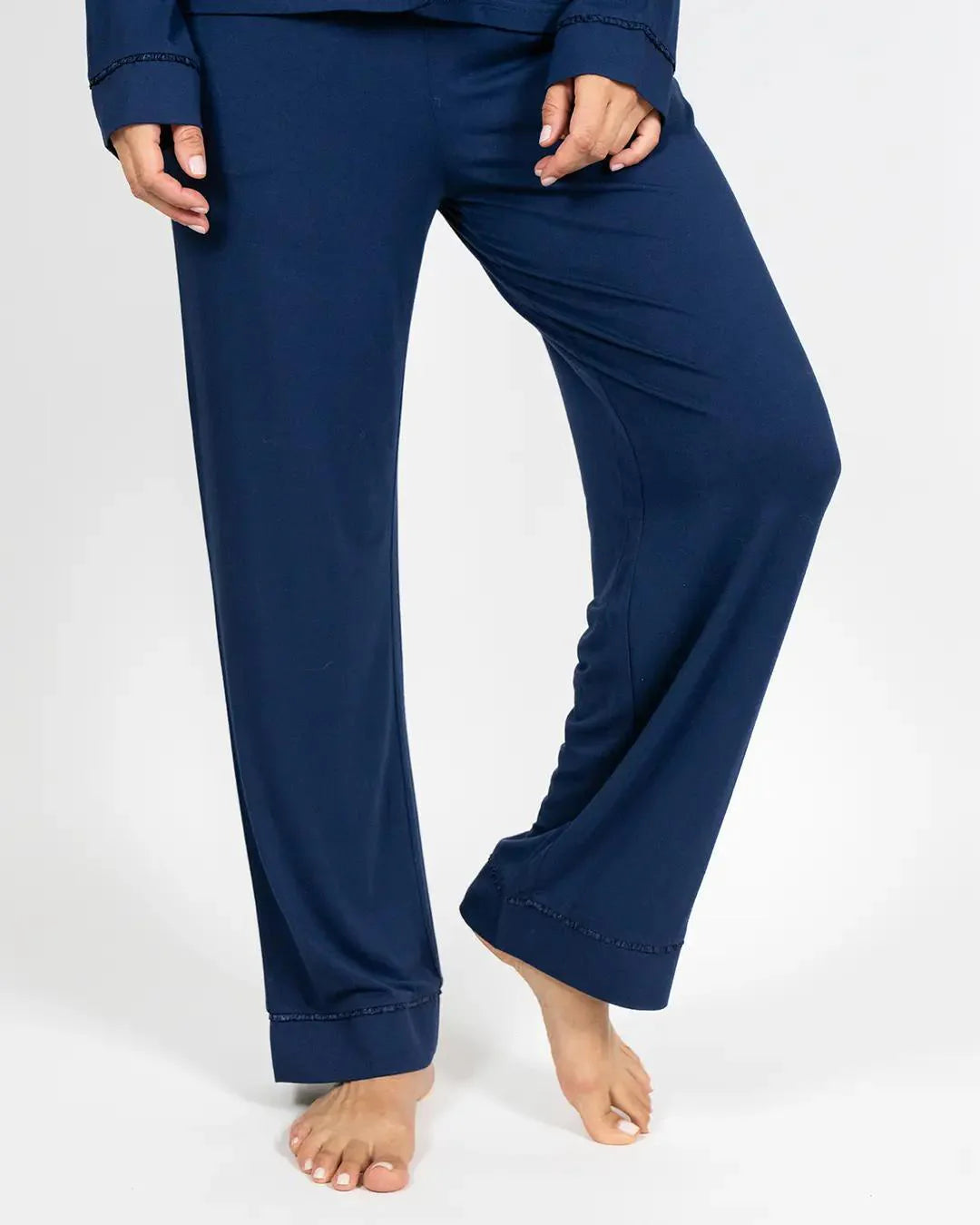 Grace Long Pajama Set Navy