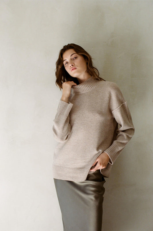 Evie Sweater Pullover Nude