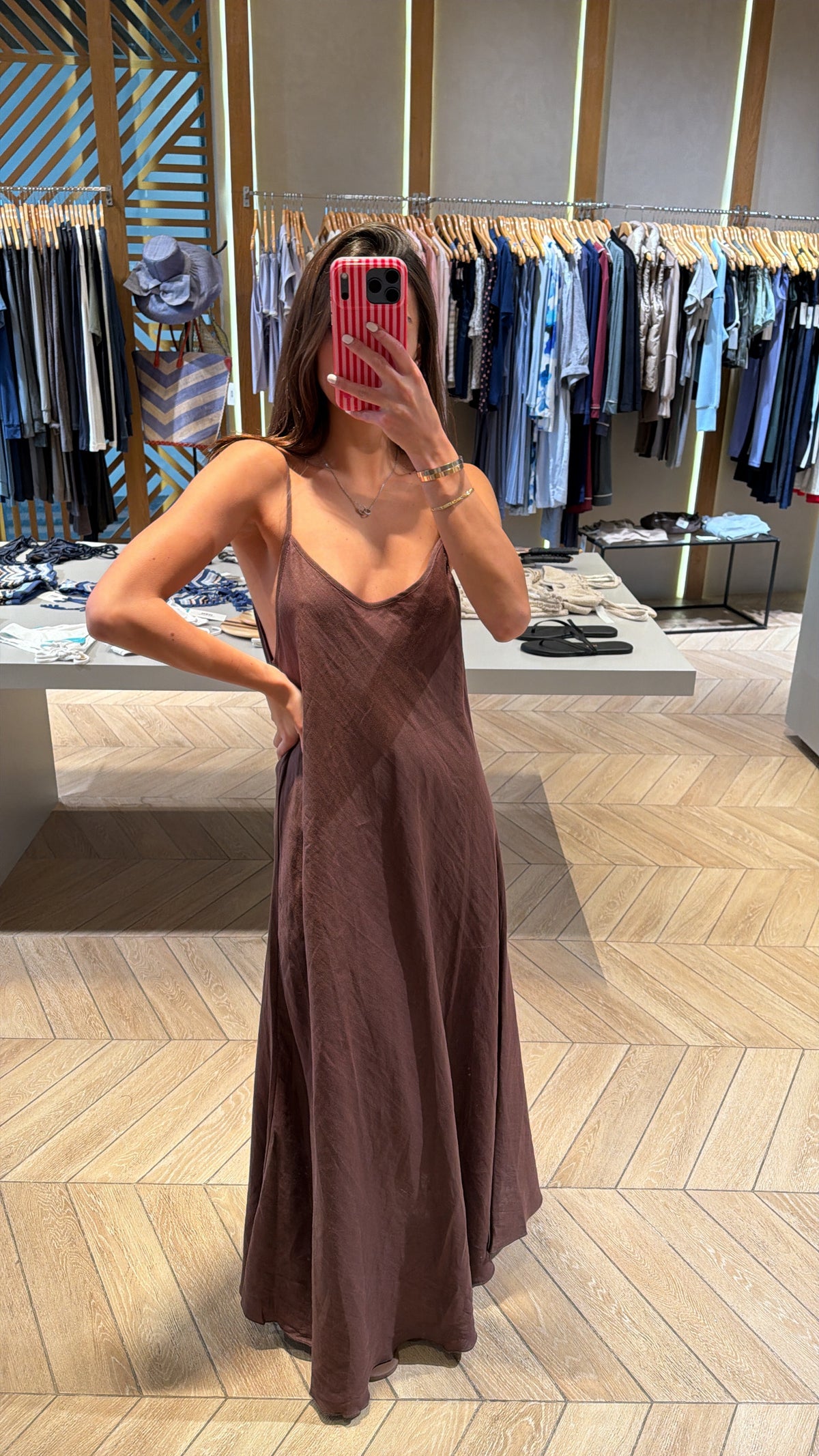 Adeline Dress Brown