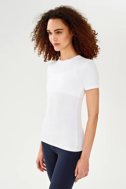 Louise Rib Short Sleeve