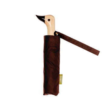 Espresso Compact Duck Umbrella