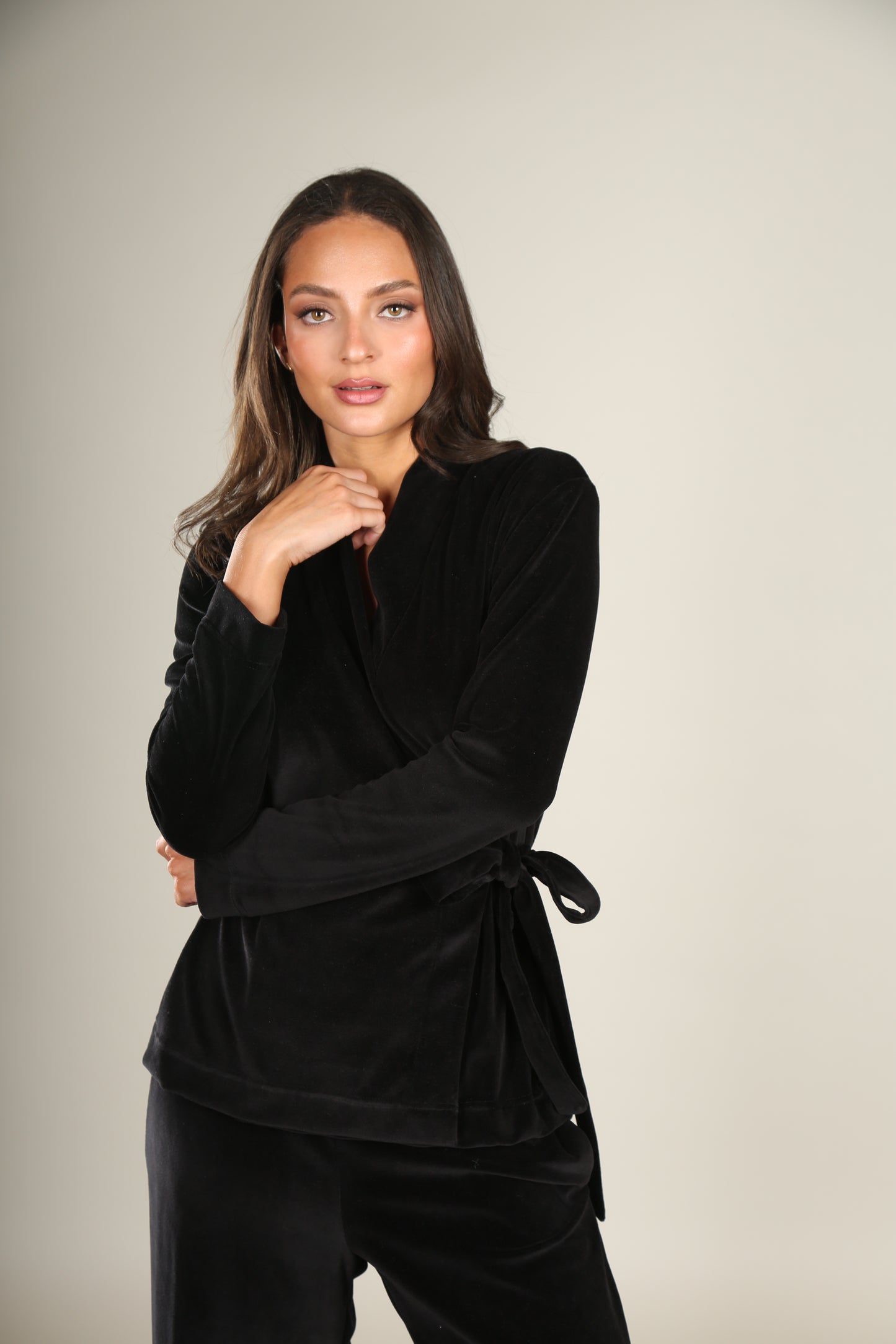 Lounge Set Velvet Black