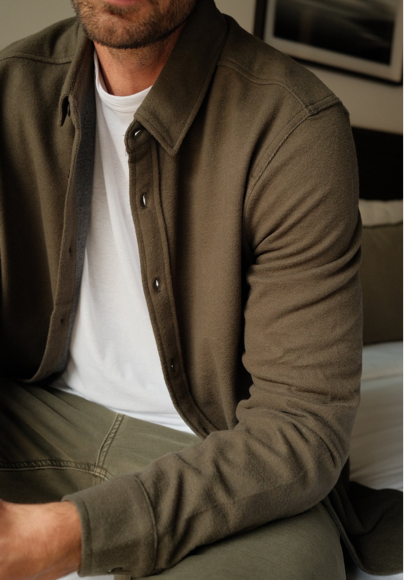 Generation Long Sleeve Shirt Olive