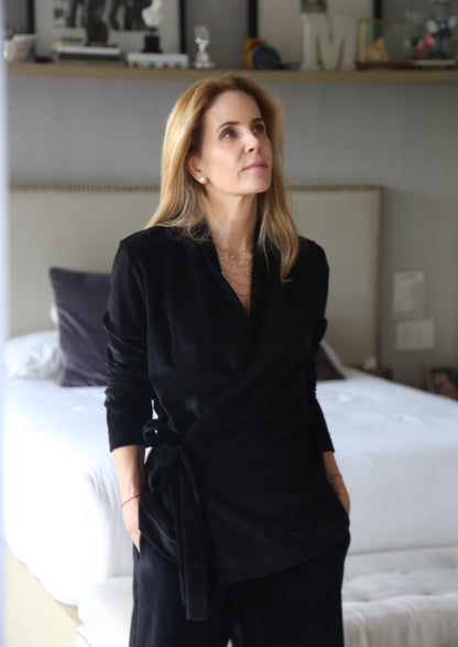 Lounge Set Velvet Black