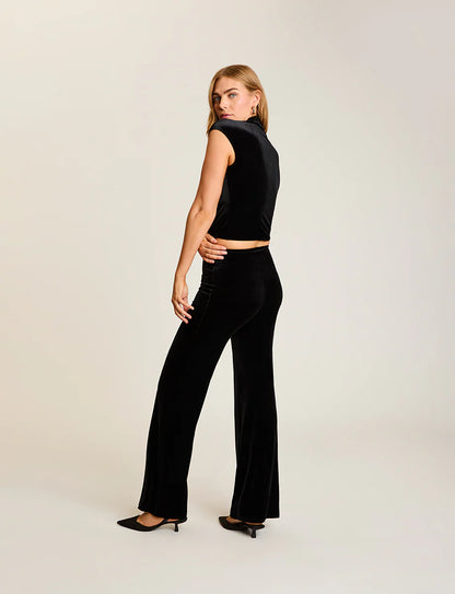 Velvet Wide Leg Pant