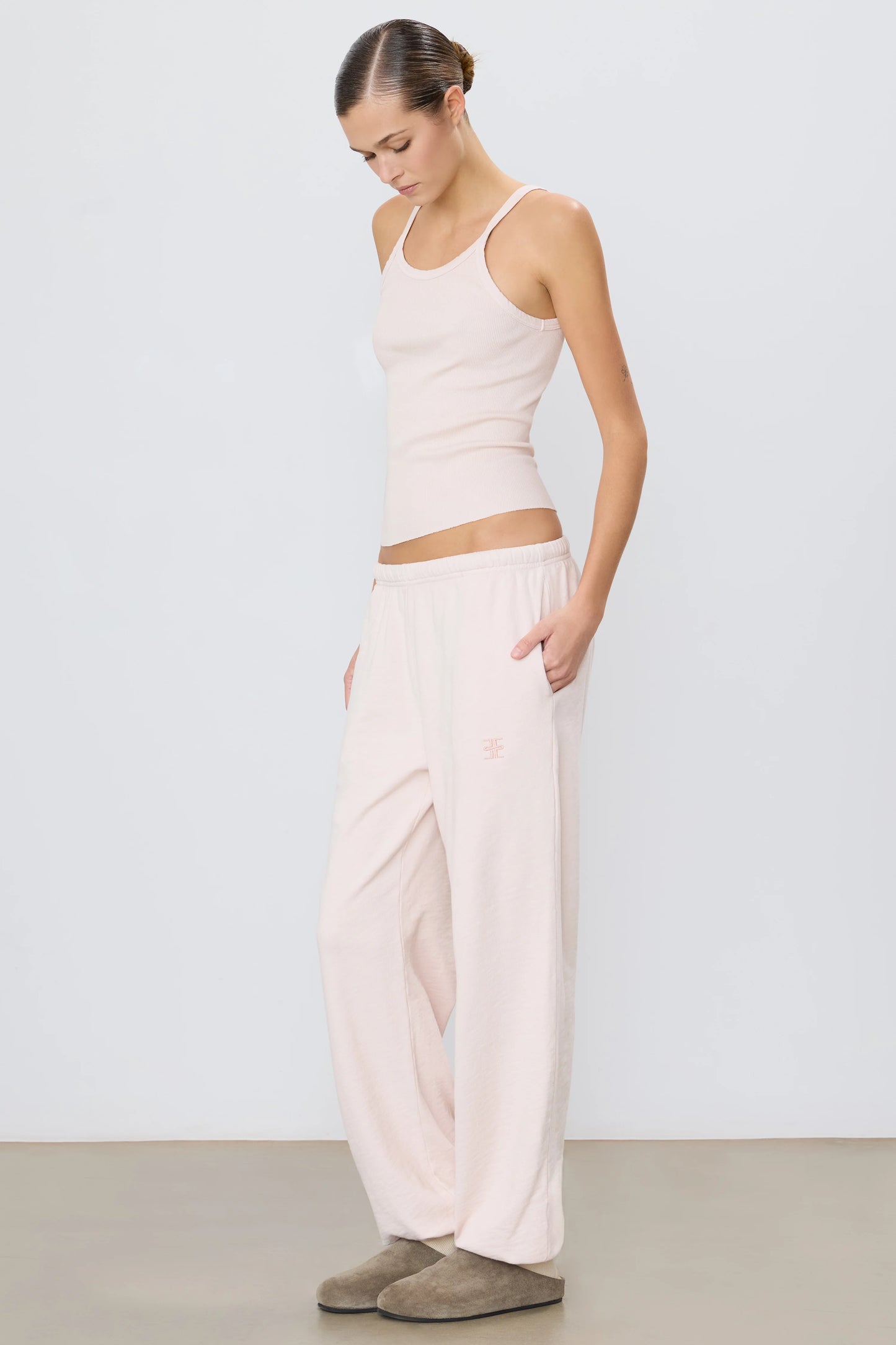 Boyfriend Pocket Sweatpant Dusty Pink