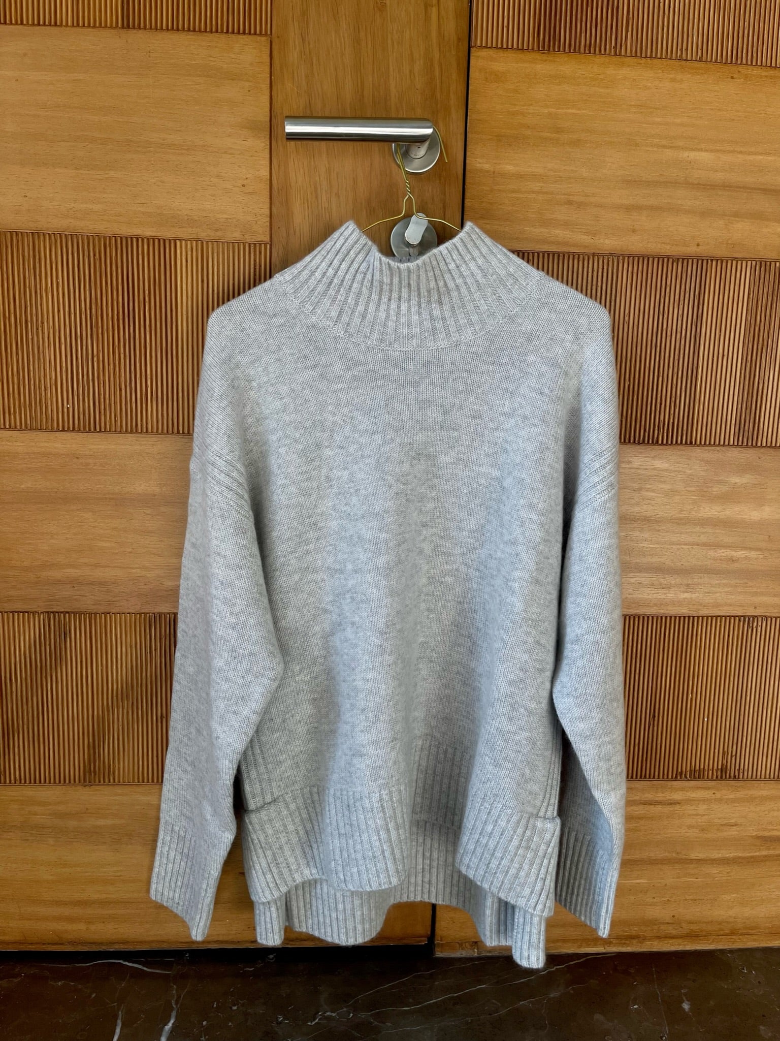 Funnel Gray Sweater
