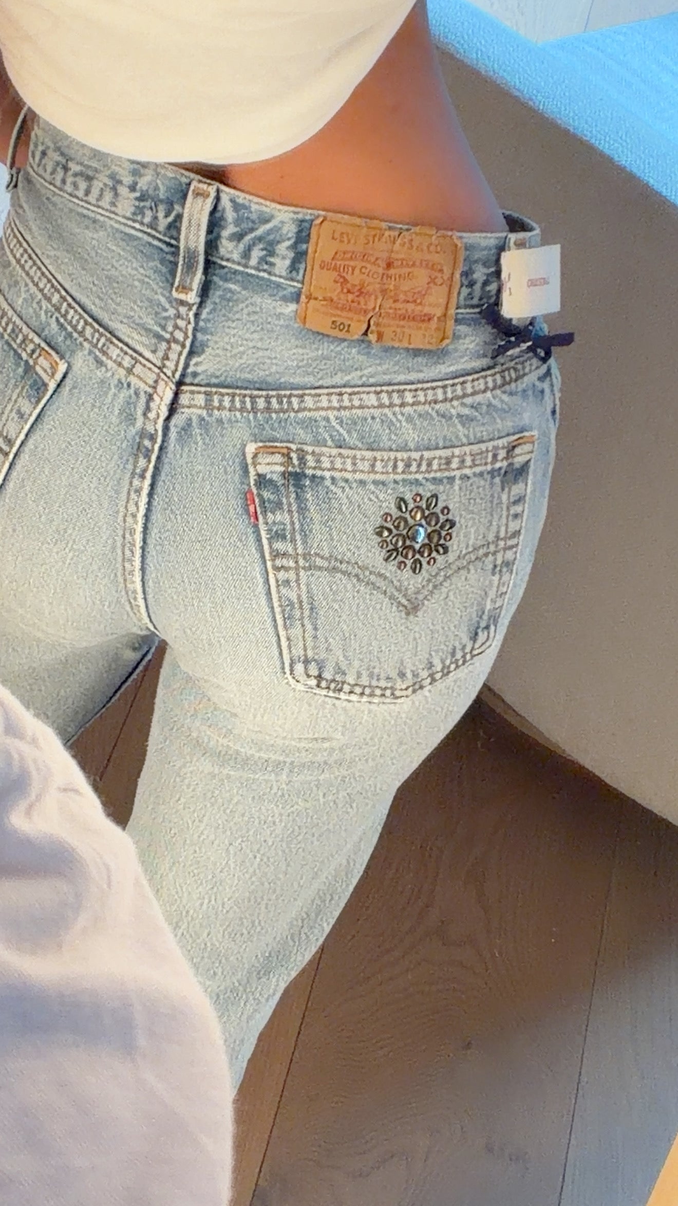 The Sapphire 501 
(Authentic Levi’s, sourced in LA)