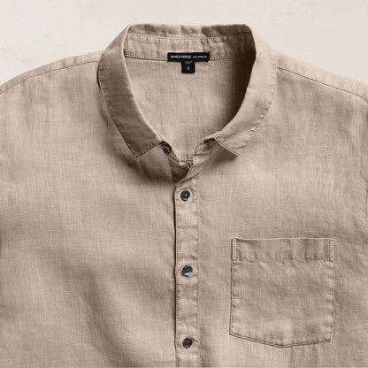 Lightweight Linen Shirt Overcast