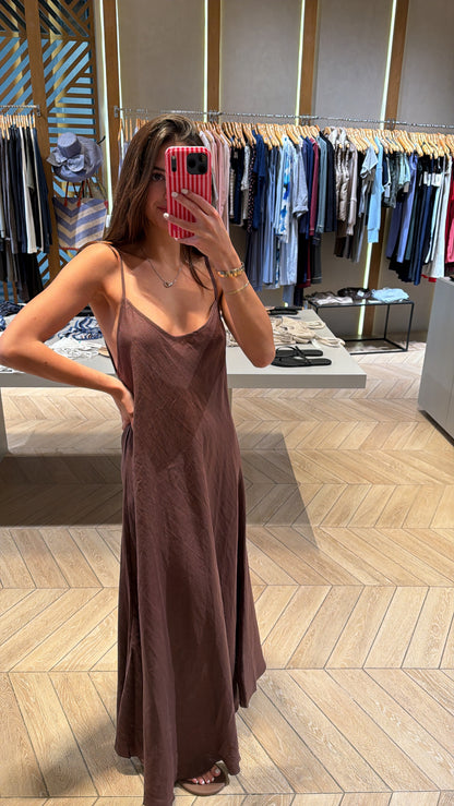 Adeline Dress Brown
