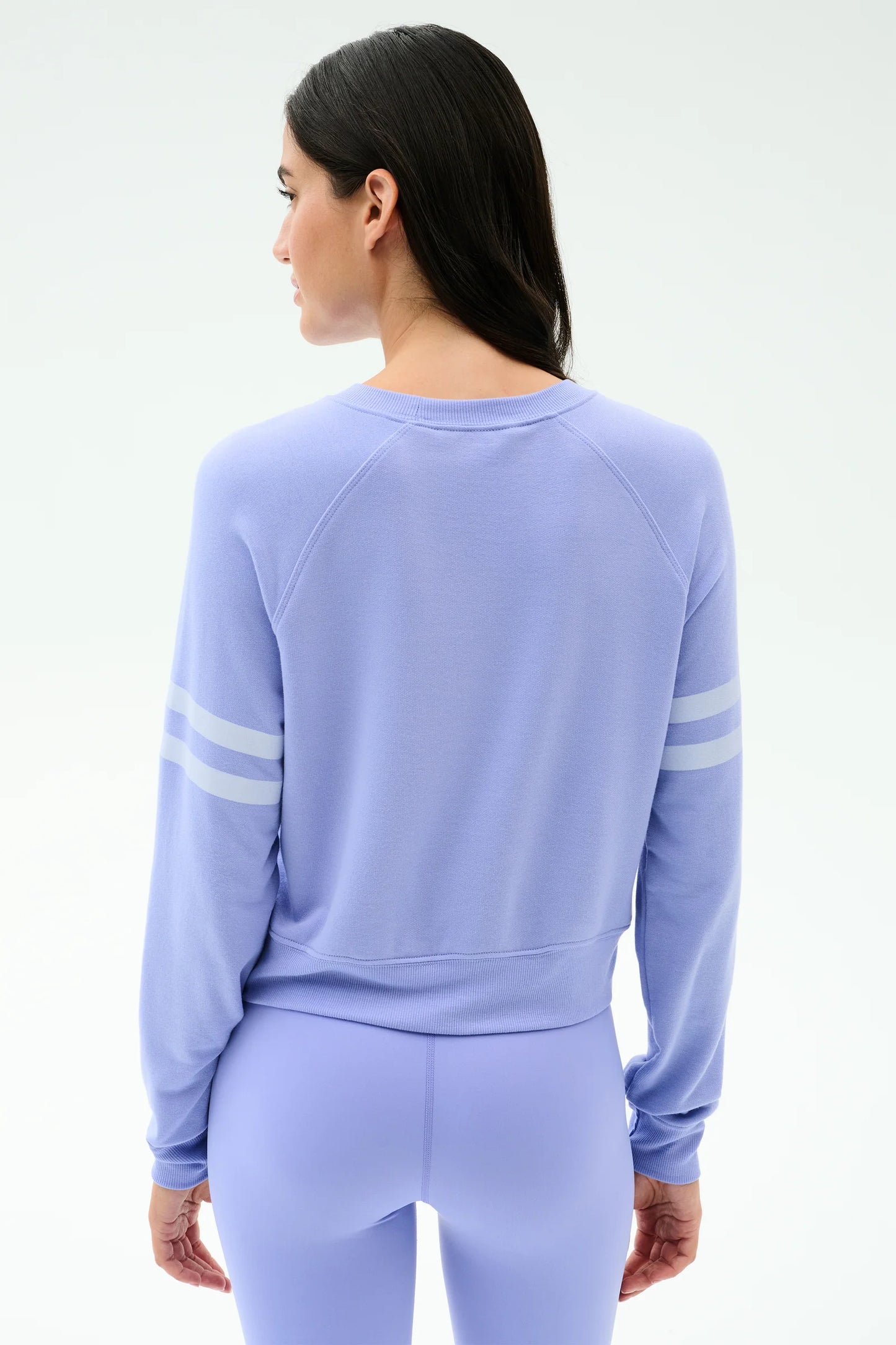 Brooks Stripe Fleece Sweatshirt