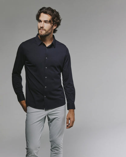 Girona Long Sleeve Shirt Navy