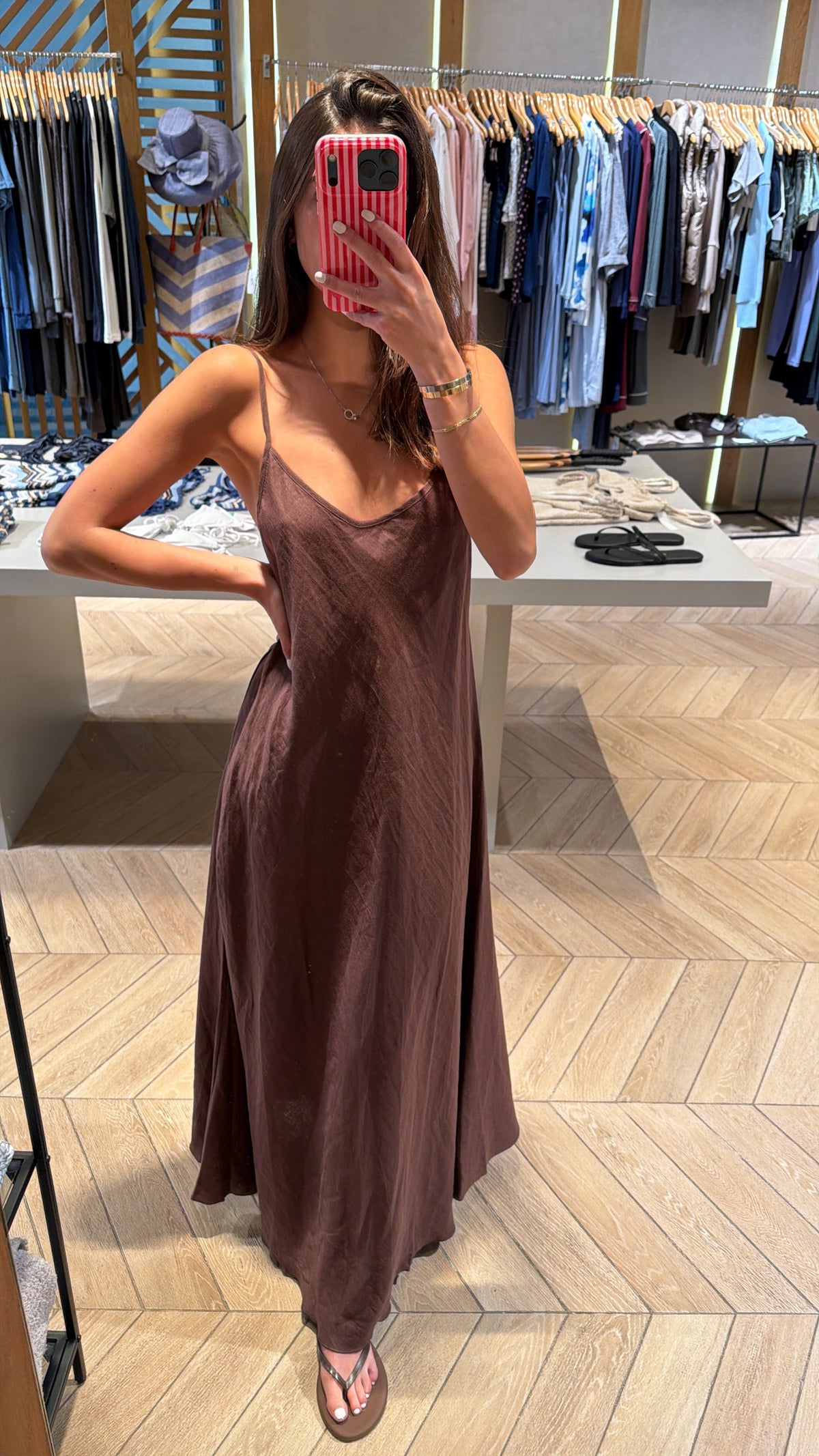 Adeline Dress Brown