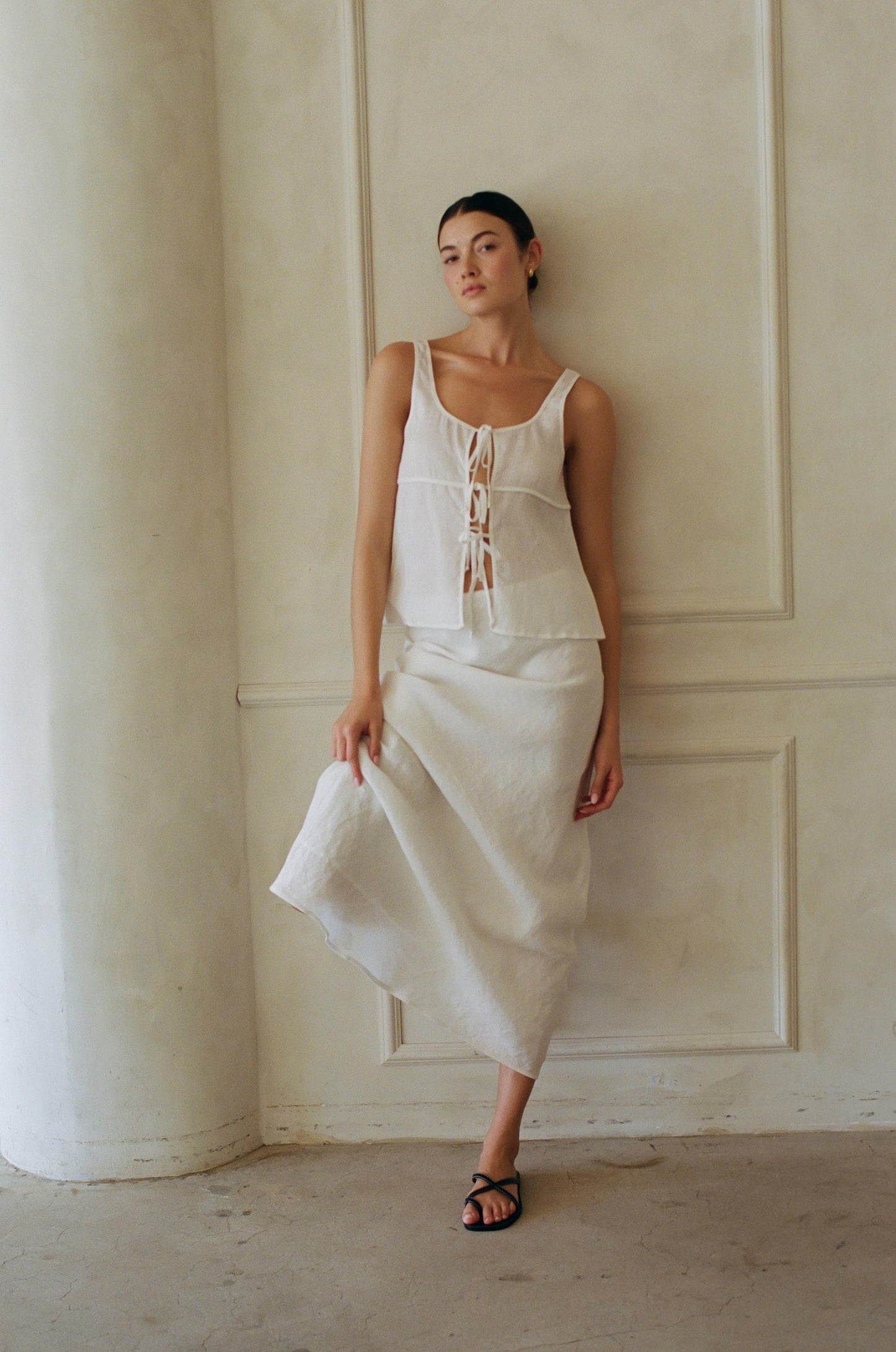 Isavella Skirt White