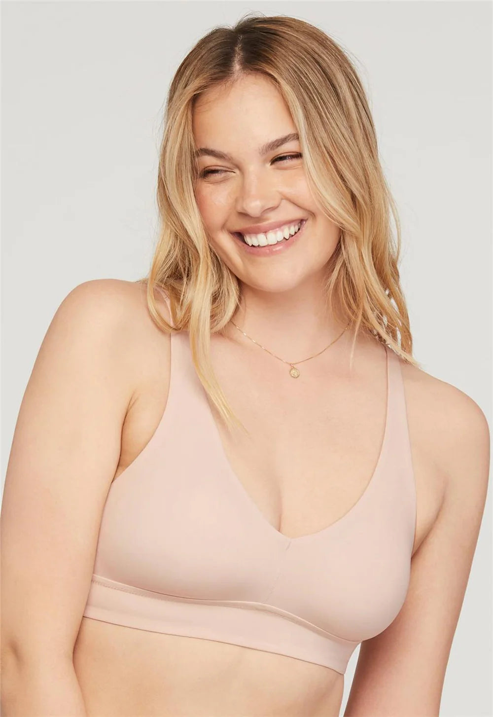 Mysa Cup Sized Bralette Champagne.