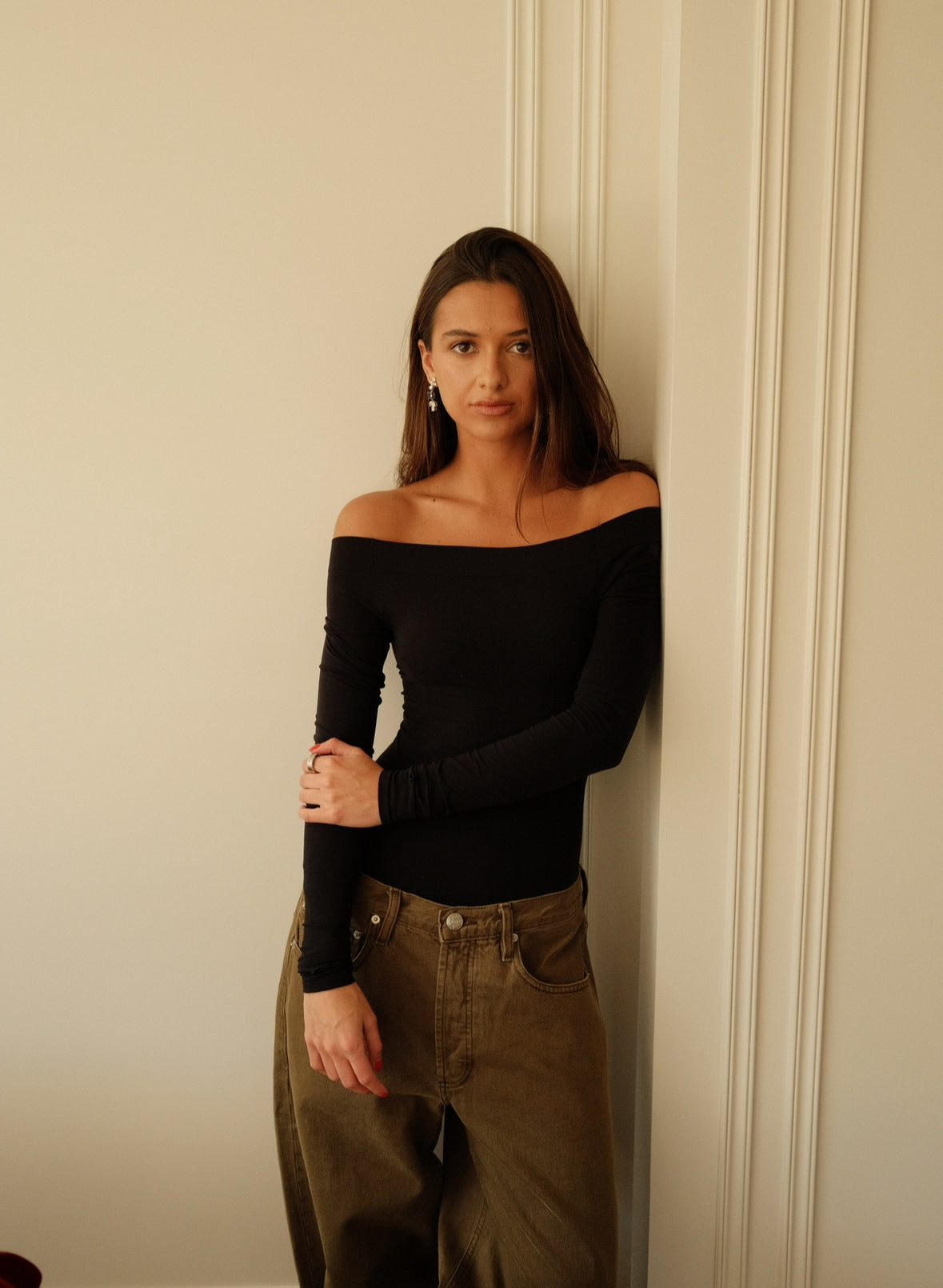 Ballet Off Shoulder Bodysuit