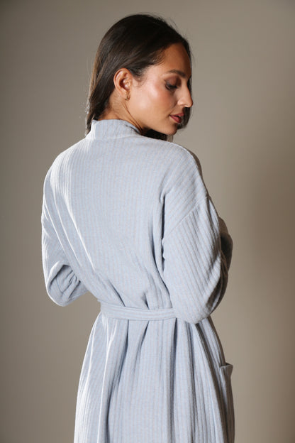 Robe Drop Stitch Pearl