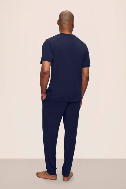 Henry Short Sleeve Pj Set Navy