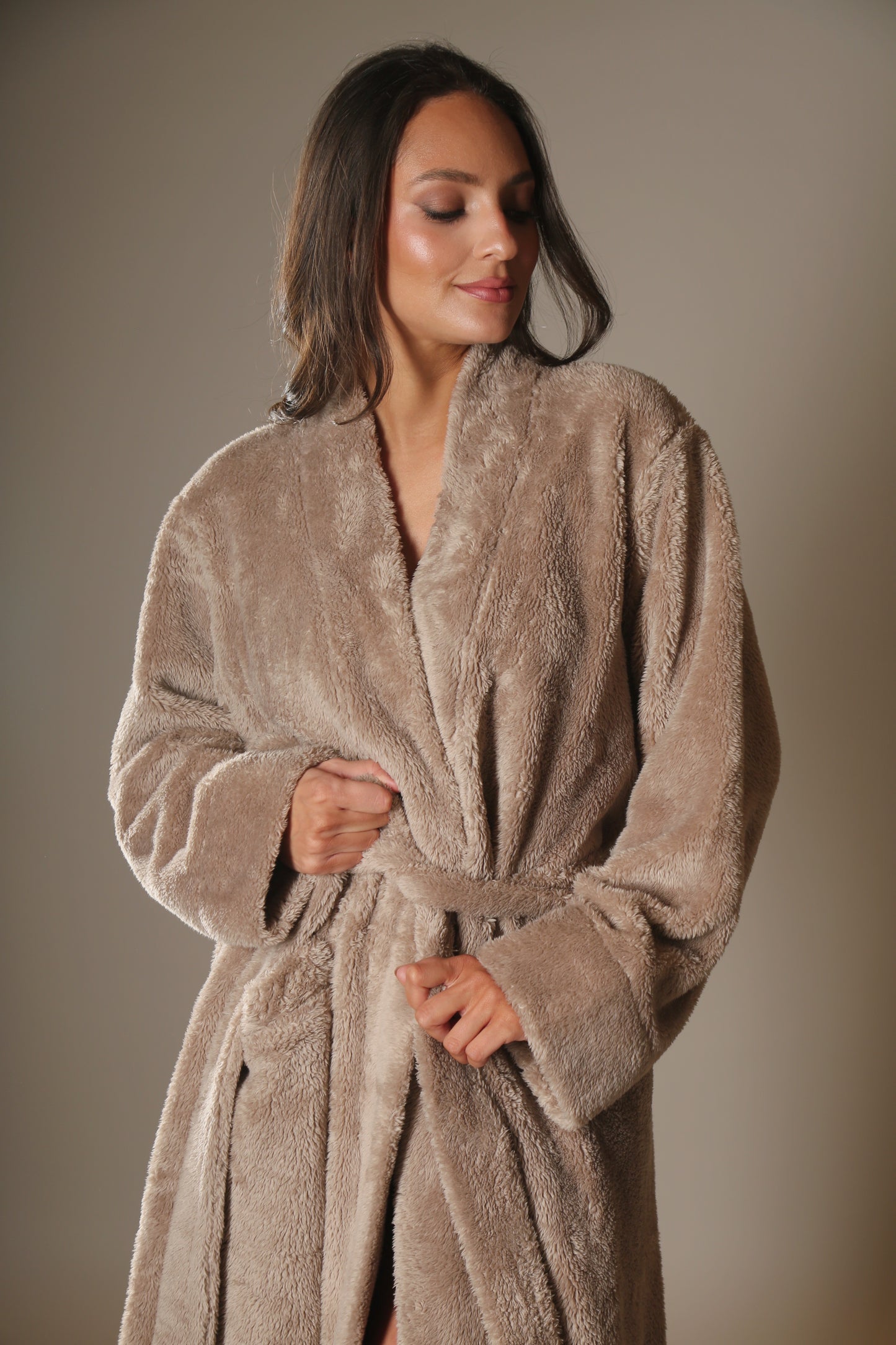 Renew Plush Toffee Robe