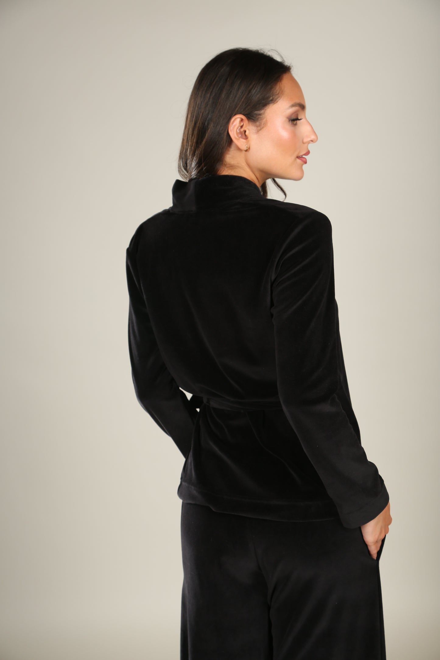 Lounge Set Velvet Black