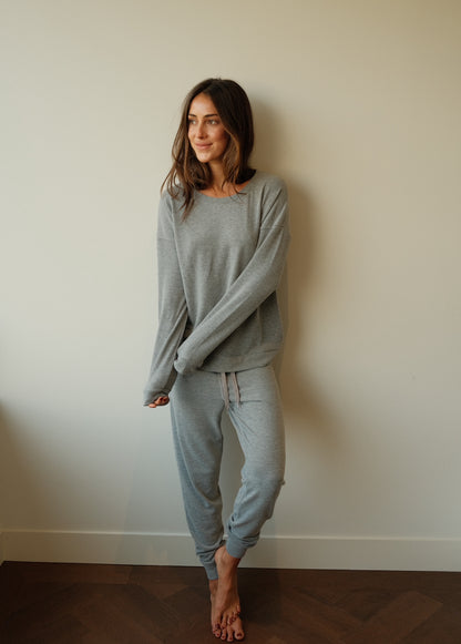 Cozy Heather Grey Set