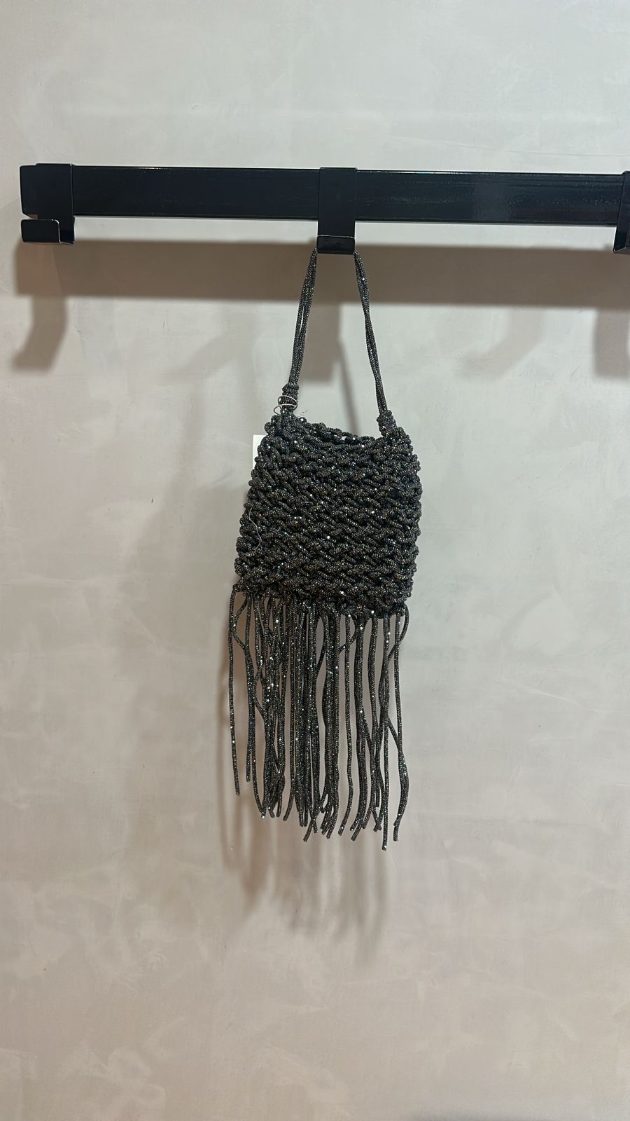 Fringe Ematite Bag Silver