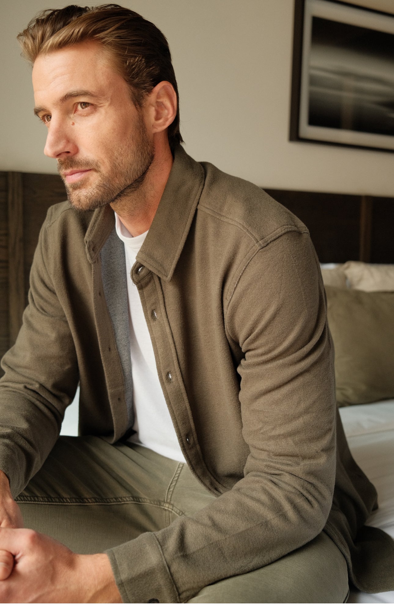 Generation Long Sleeve Shirt Olive