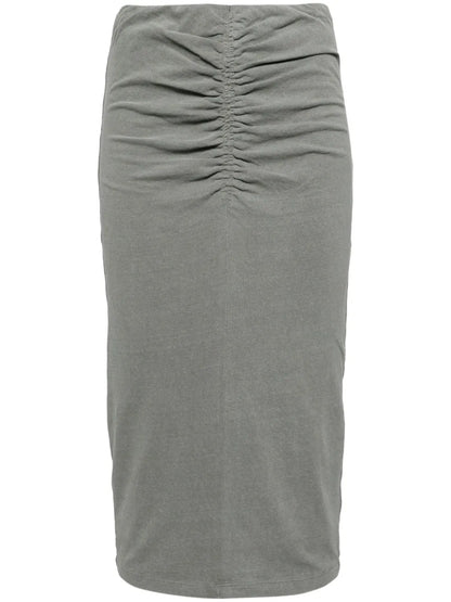 James Perse Brushed Jersey Skirt Grey
