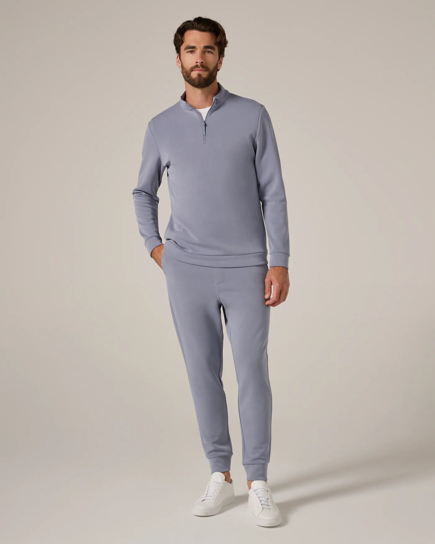 Re Quarter Zip Thunder Cloud