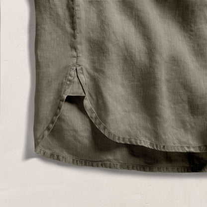 Lightweight Linen Shirt Green