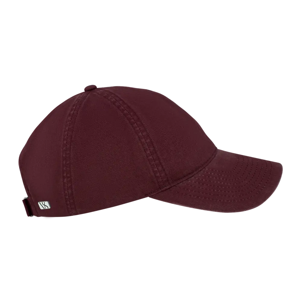 Washed Cotton Burgundy