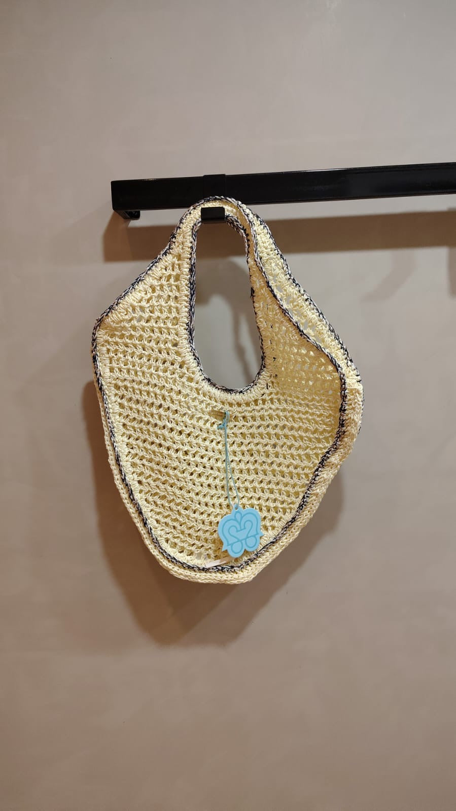 Sara Hand-Crochet Bag Natural