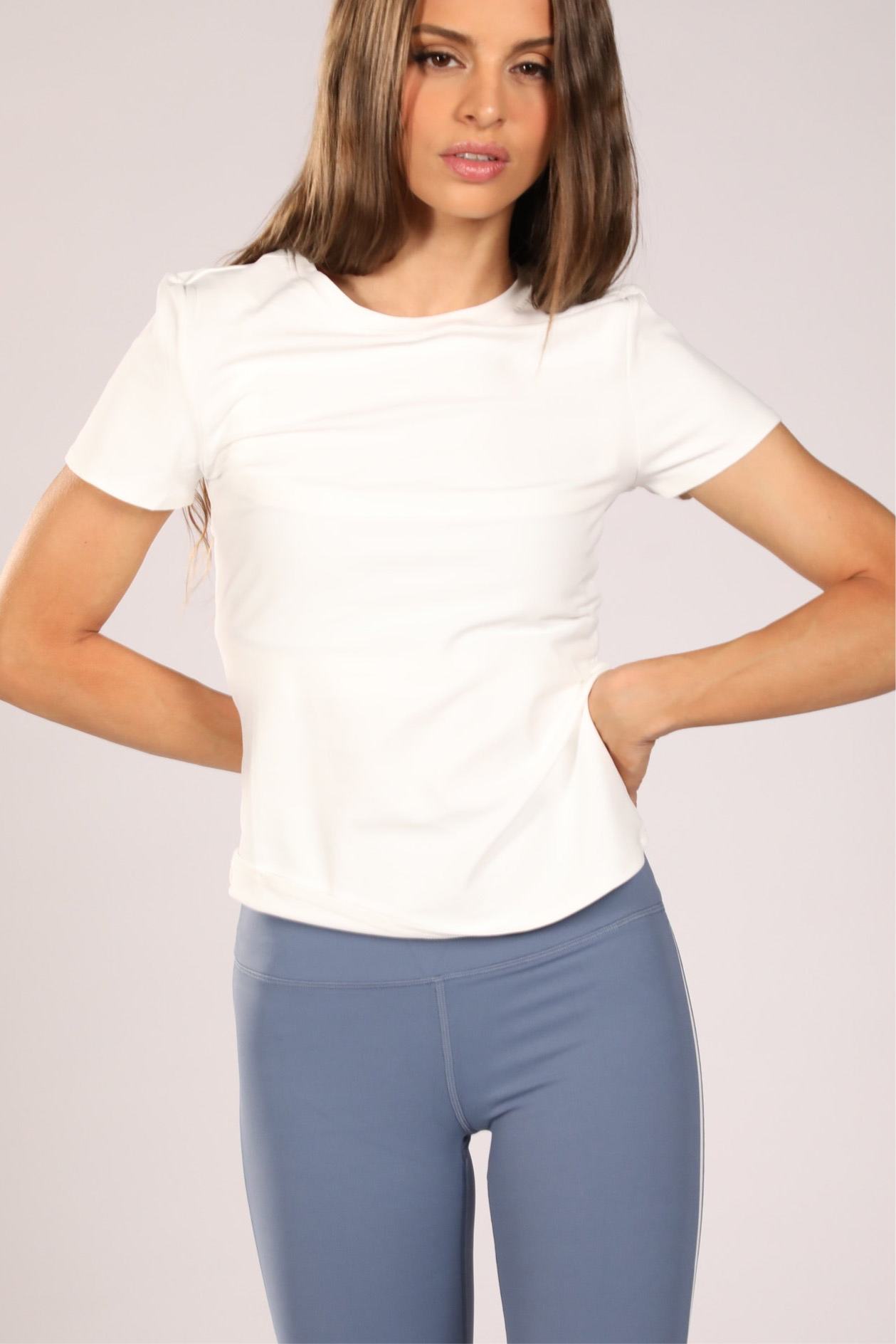 Louise Rib Short Sleeve