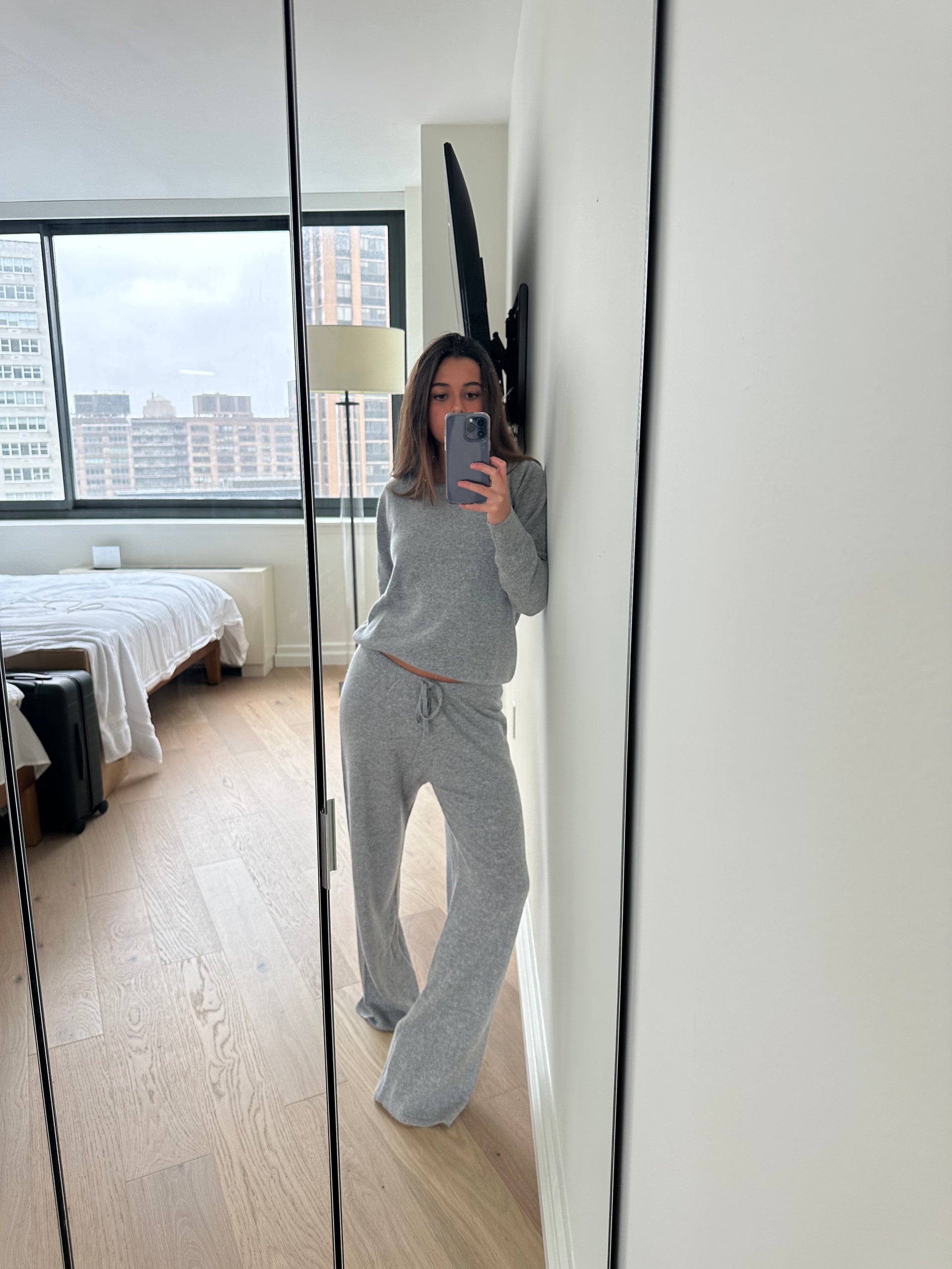 Gray Cashmere Set